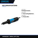 Johnkeans JK-PT-2022 – Cordless Straight Grinder 125 mm Kit