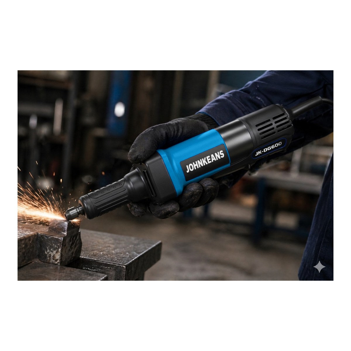 Johnkeans JK-PT-2022 – Cordless Straight Grinder 125 mm Kit