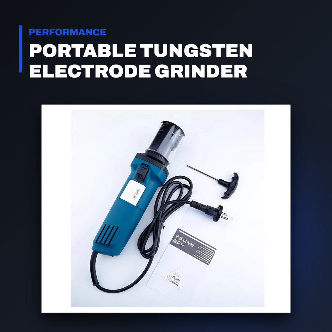 Johnkeans JK-PT-2026 – Portable Tungsten Electrode Grinder