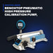 Johnkeans JK-PU-2003 – Benchtop Pneumatic High Pressure Calibration Pump, Vacuum to 200 Bar