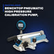 Johnkeans JK-PU-2003 – Benchtop Pneumatic High Pressure Calibration Pump, Vacuum to 200 Bar