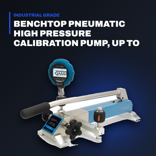Johnkeans JK-PU-2004 – Benchtop Pneumatic High Pressure Calibration Pump, up to 400 Bar