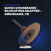Johnkeans JK-CA-2015 – Quick Change Disc Backup Pad Adapter – 6Mm Shank, Tr