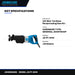 Johnkeans JK-PT-2040 – 20V Max* Cordless Reciprocating Saw Kit – Compact, 2-Amp Hour