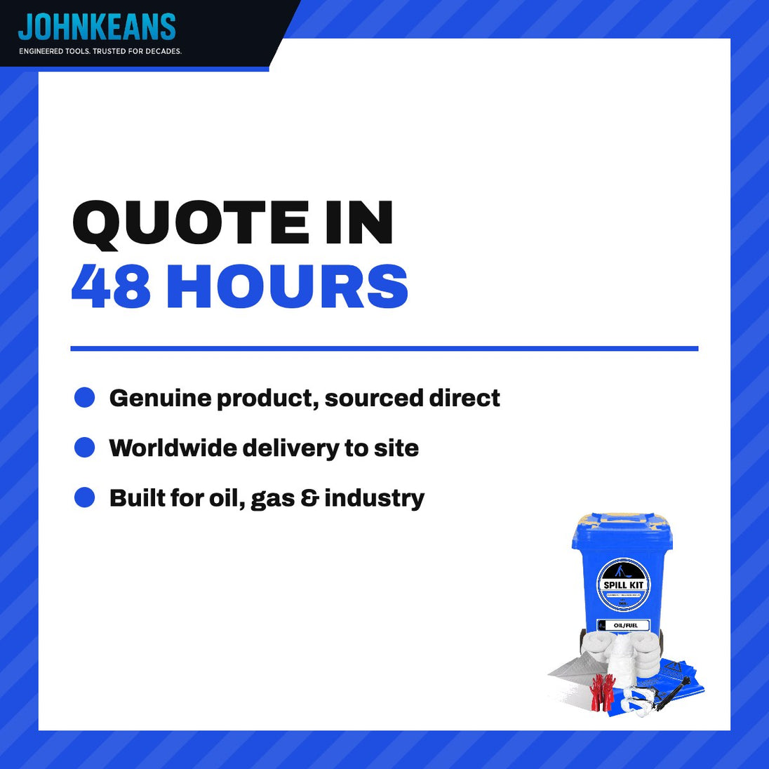 Johnkeans JK-GS-2096 – Oil Spill Kit