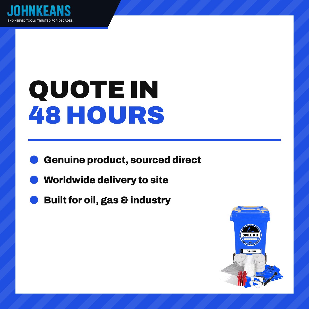 Johnkeans JK-GS-2096 – Oil Spill Kit