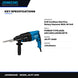 Johnkeans JK-PT-2059 – Drill Cordless Sds Plus Rotary Hammer With 36 Volt – 28Mm