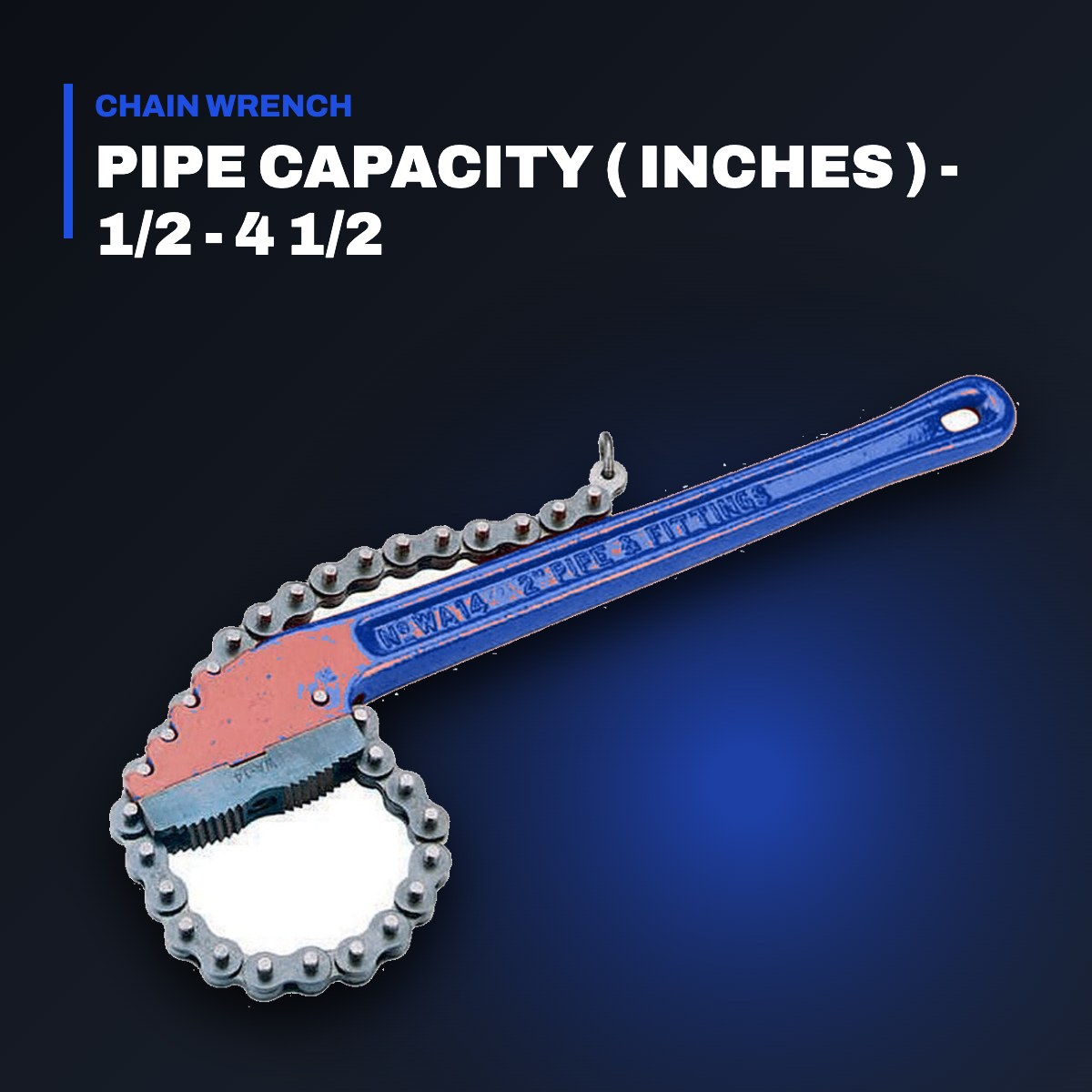 Johnkeans JK-TW-2002 – Heavy Duty Chain Wrench