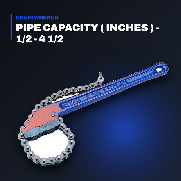 Johnkeans JK-TW-2002 – Heavy Duty Chain Wrench