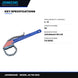 Johnkeans JK-TW-2002 – Heavy Duty Chain Wrench