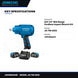 Johnkeans JK-TW-2005 – 20V 3/4" Mid-Range Cordless Impact Wrench Kit