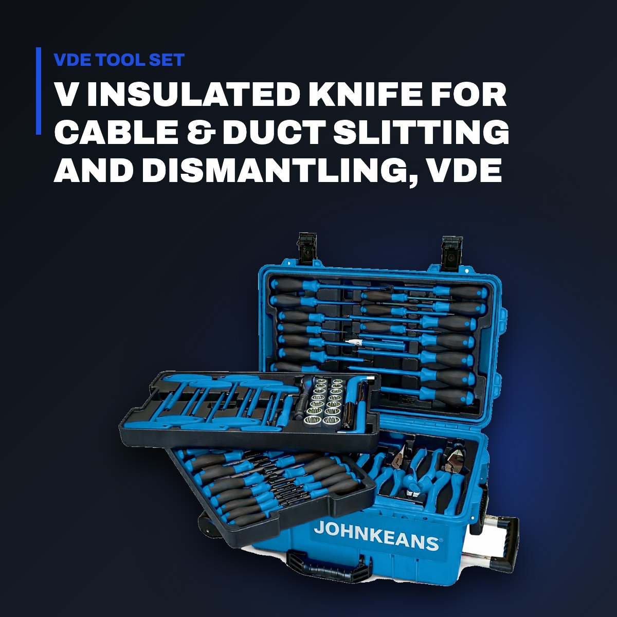 Johnkeans JK-TW-2015 – VDE 1000V Insulated Electrician's Tool Set