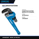 Johnkeans JK-TW-2016 – Forged Hook Jaw Pipe Wrench 10" & Cordless Blower