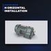 Johnkeans JK-TW-2025 – Three Phase AC Gear Motor with Speed Controller 205W