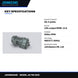 Johnkeans JK-TW-2025 – Three Phase AC Gear Motor with Speed Controller 205W