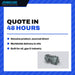 Johnkeans JK-TW-2025 – Three Phase AC Gear Motor with Speed Controller 205W