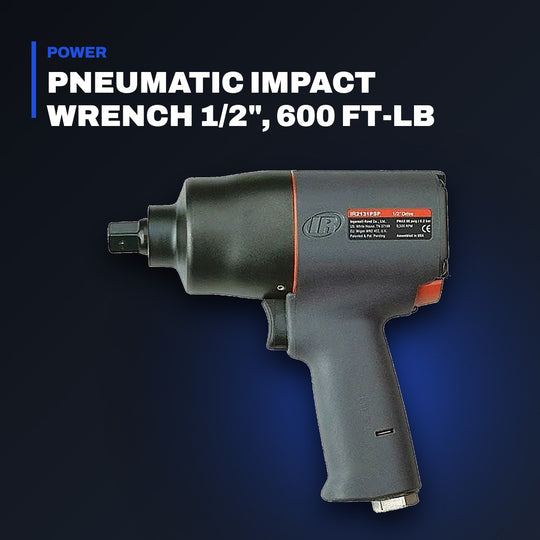Johnkeans JK-TW-2026 – Pneumatic Impact Wrench 1/2", 600 ft-lb
