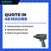 Johnkeans JK-TW-2026 – Pneumatic Impact Wrench 1/2", 600 ft-lb