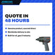 Johnkeans JK-TW-2026 – Pneumatic Impact Wrench 1/2", 600 ft-lb