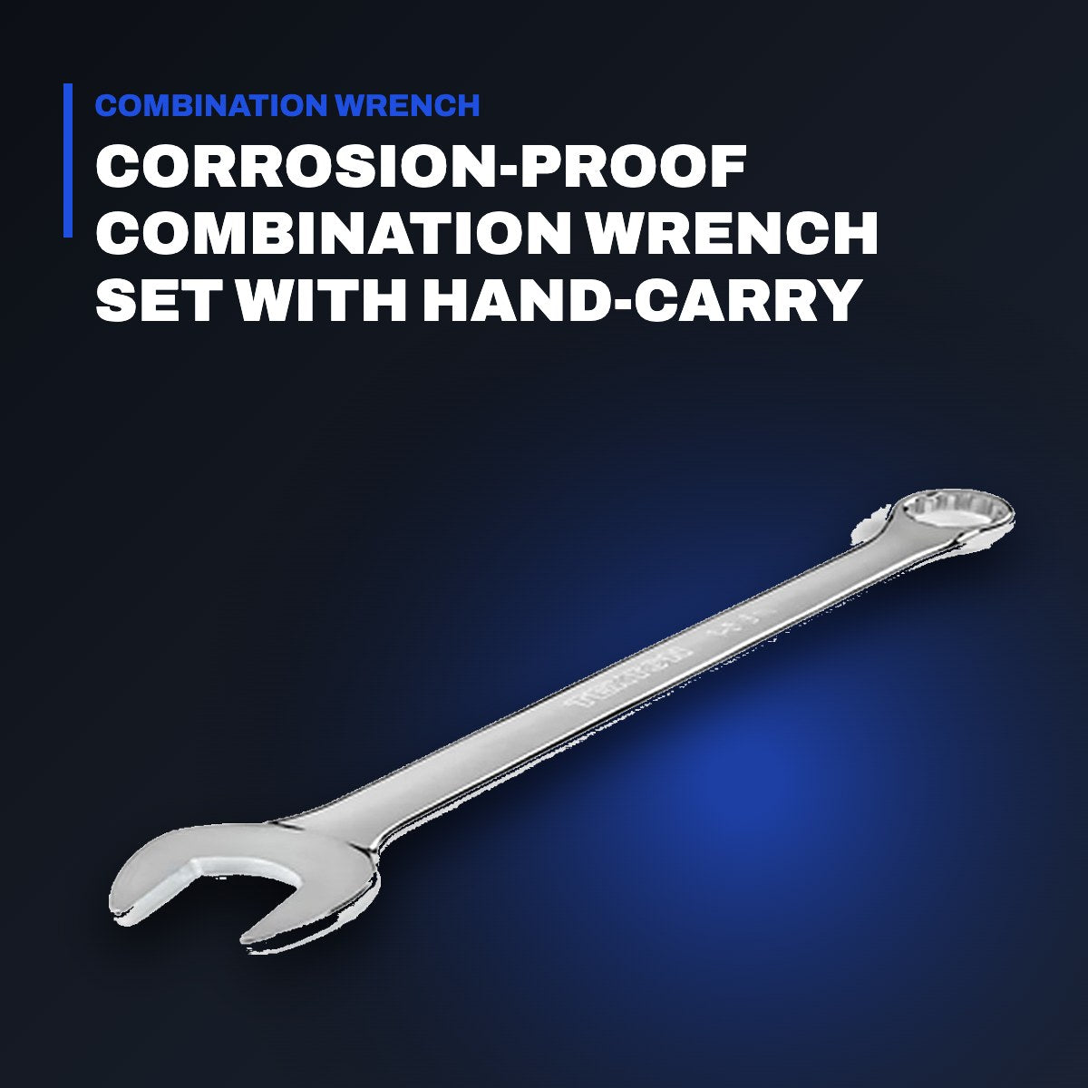 Johnkeans JK-TW-2028 – Corrosion-Proof Combination Wrench Set with Hand-Carry Toolbox