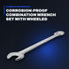 Johnkeans JK-TW-2029 – Corrosion-Proof Combination Wrench Set with Wheeled Toolbox
