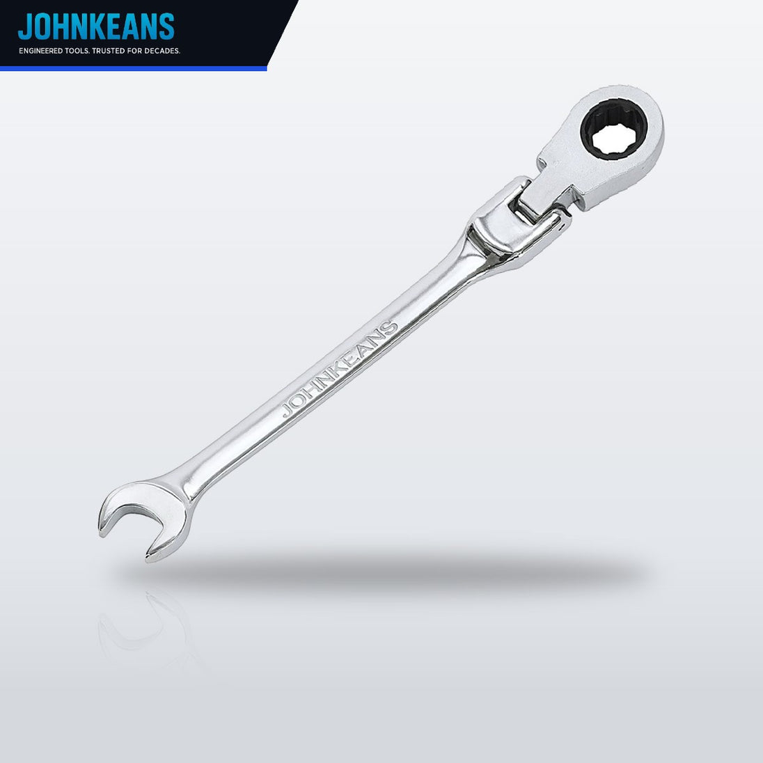Johnkeans JK-TW-2030 – Adjustable Head Ratchet Combination Wrench Set