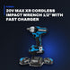 Johnkeans JK-TW-2036 – 20V MAX XR Cordless Impact Wrench 1/2" with Fast Charger