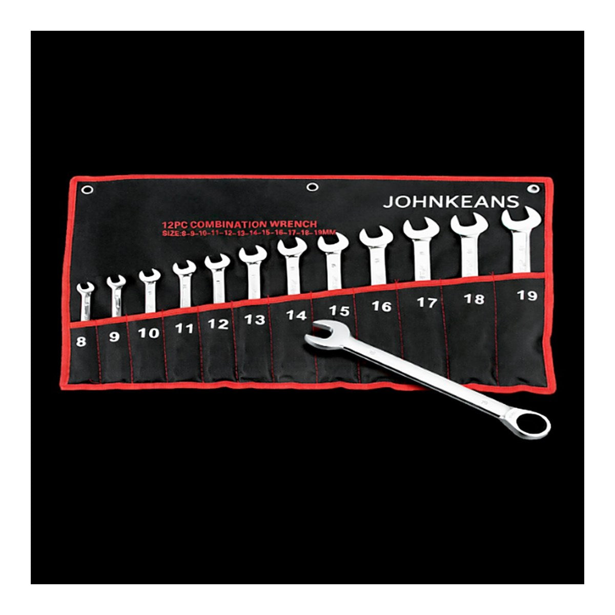 Johnkeans JK-TW-2037 – Combination Metric Wrench & Hex Key Set