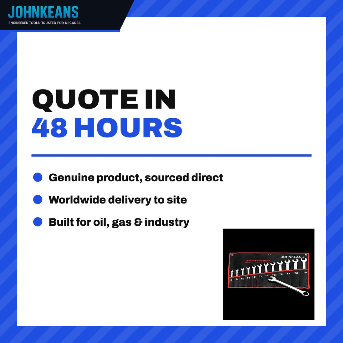 Johnkeans JK-TW-2037 – Combination Metric Wrench & Hex Key Set