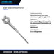 Johnkeans JK-TW-2042 – Aluminium Drum Plug Wrench