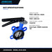 Johnkeans JK-VA-2004 – Gear Operated Butterfly Valve 8", Carbon Steel