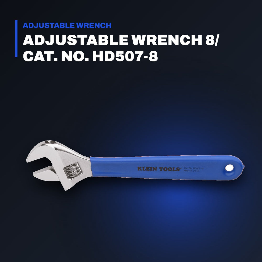Johnkeans JK-TW-2060 – Adjustable Wrench 8/ Cat. No. Hd507-8