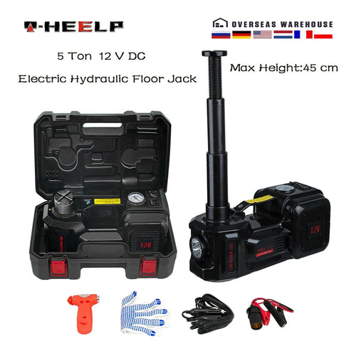 Johnkeans JK-GS-2075 – Electric Hydraulic Floor Jack Car Jack Lift 5 Ton, 12 V DC Electric