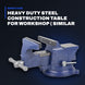 Johnkeans JK-HO-2009 – Heavy Duty Steel Construction Table For Workshop ( Similar To Attached Pic) – With Bench Vice And Pipe Vice, W