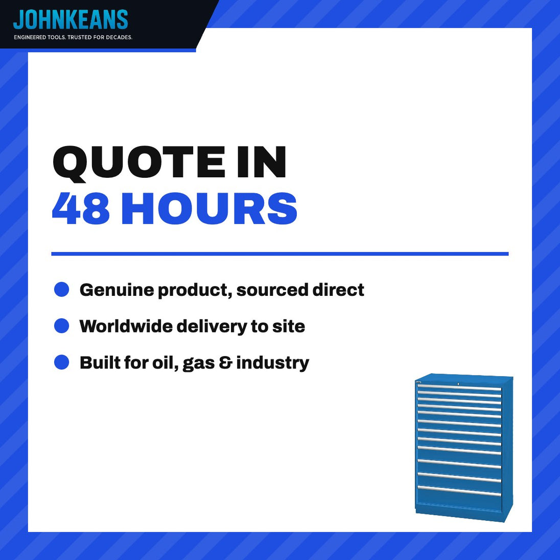 Johnkeans JK-HT-2135 – Steel Cabinet 12 Drawers 174 Compartments Eight = 770 Lbs