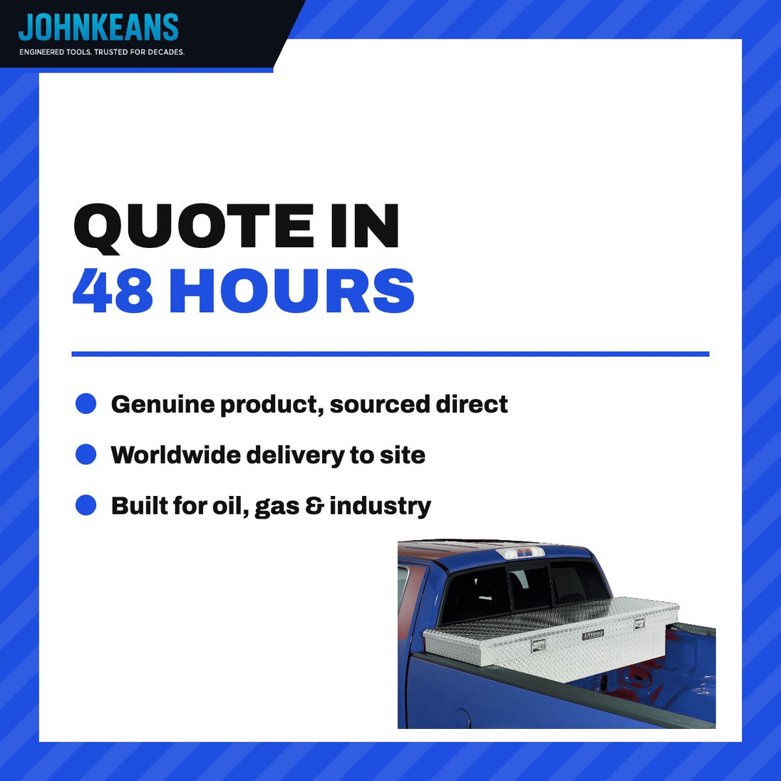 Johnkeans JK-HT-2122 – Pickup Truck Tool Box