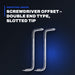 Johnkeans JK-HT-2130 – Screwdriver Offset – Double End Type, Slotted Tip