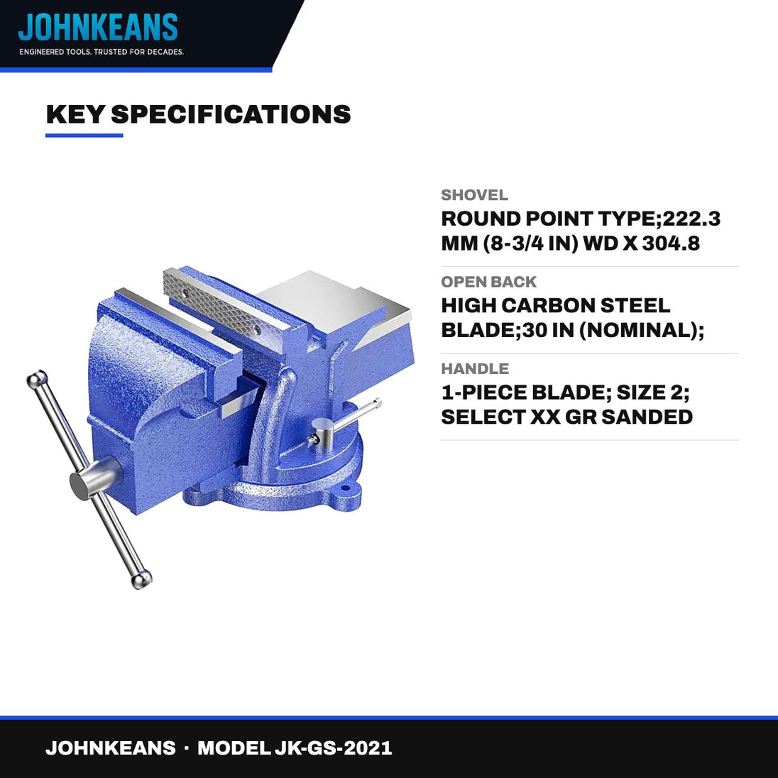 Johnkeans JK-GS-2021 – Bench Vise 6"