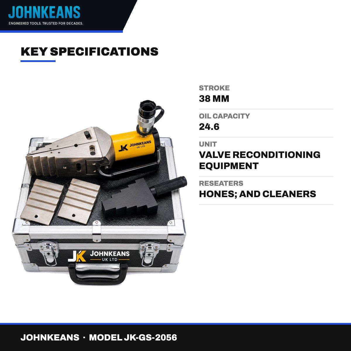 Johnkeans JK-GS-2056 – Hydraulic Flange Spreader Kit 14 Ton