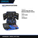 Johnkeans JK-HT-2083 – Jensen Tools Jtk-1016 Electronic Master Tool Kit (Inch&Metric) – Black, Wheeled