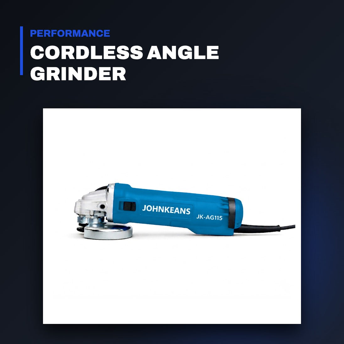 Johnkeans JK-PT-2050 – Cordless Angle Grinder