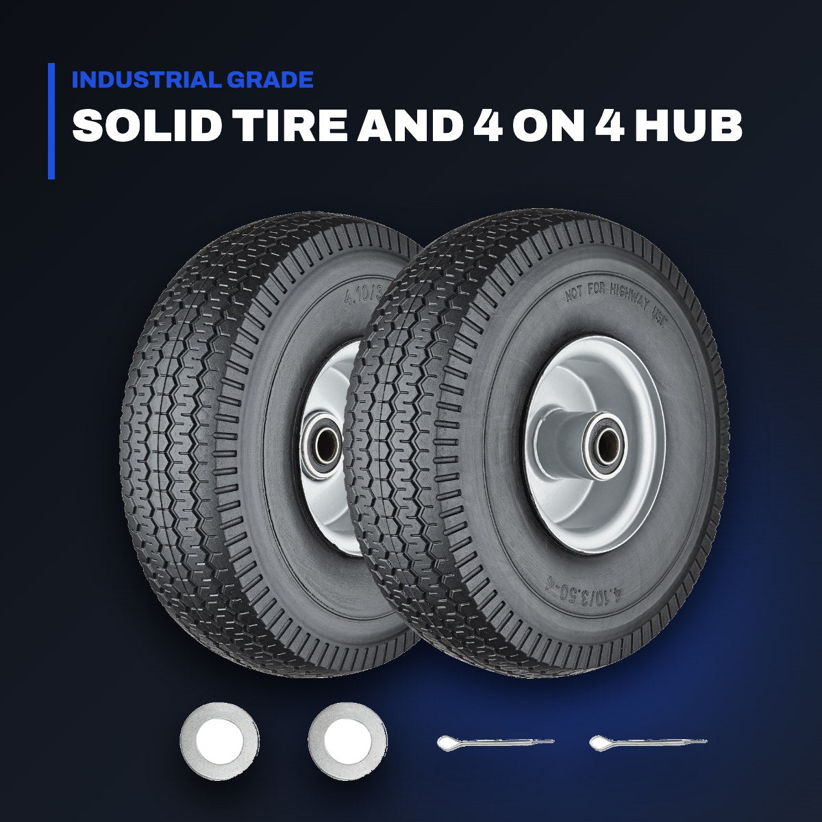 Johnkeans JK-GS-2109 – Solid Tire And 4 On 4 Hub