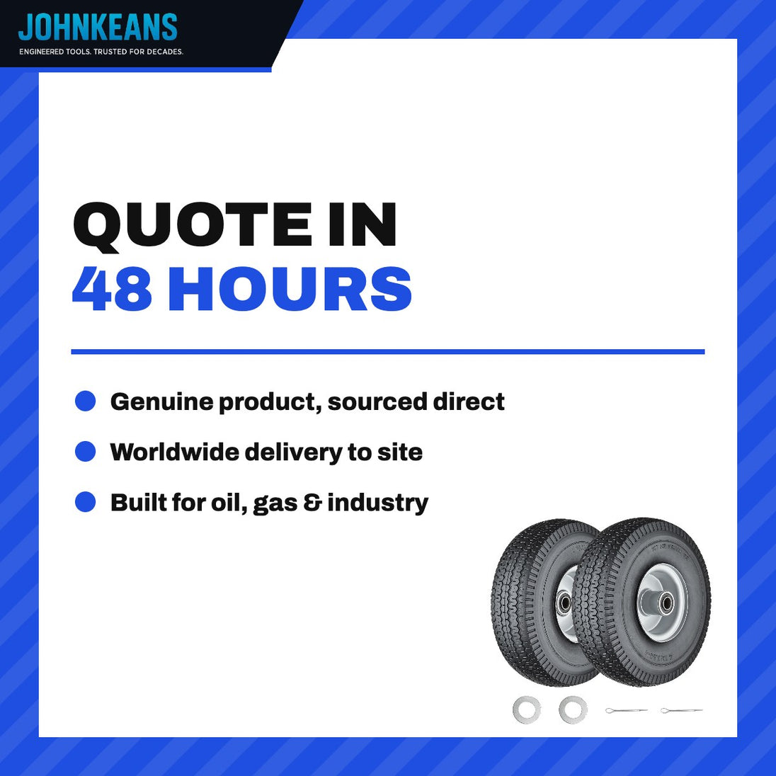 Johnkeans JK-GS-2109 – Solid Tire And 4 On 4 Hub