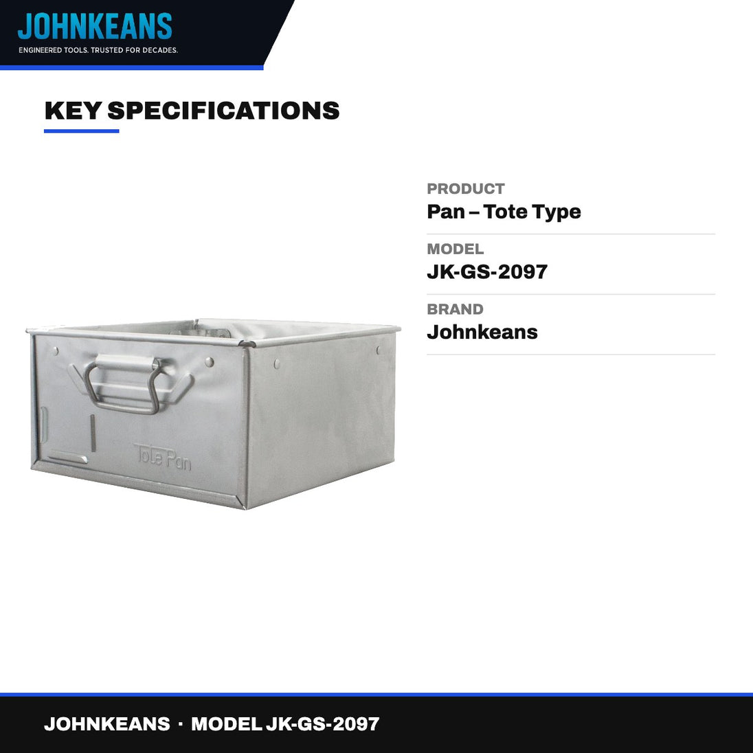 Johnkeans JK-GS-2097 – Pan – Tote Type