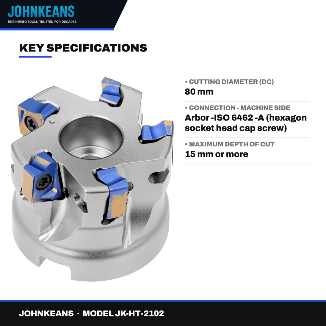 Johnkeans JK-HT-2102 – Johnkeans – Square Shoulder Milling Cutter