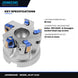 Johnkeans JK-HT-2102 – Johnkeans – Square Shoulder Milling Cutter