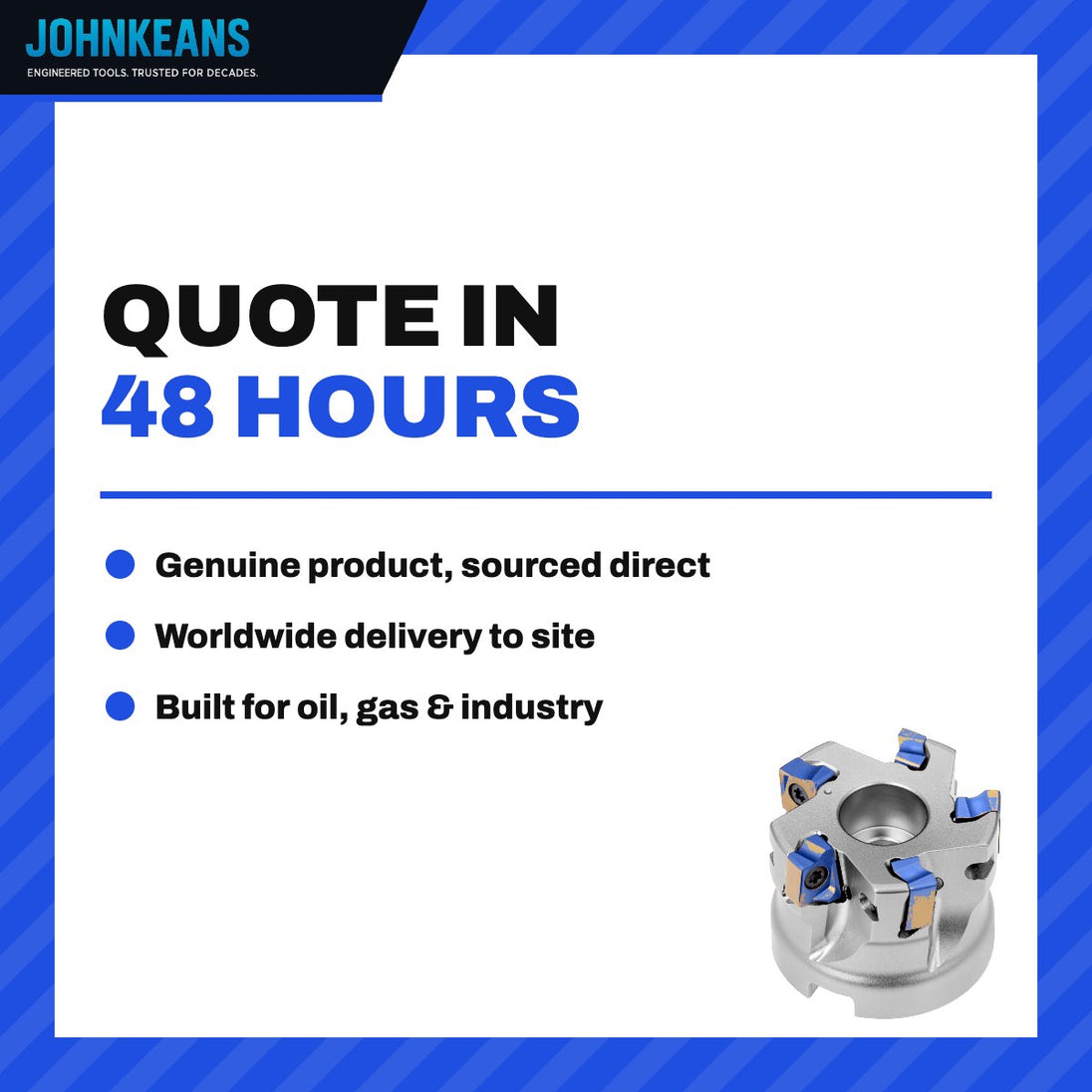 Johnkeans JK-HT-2102 – Johnkeans – Square Shoulder Milling Cutter