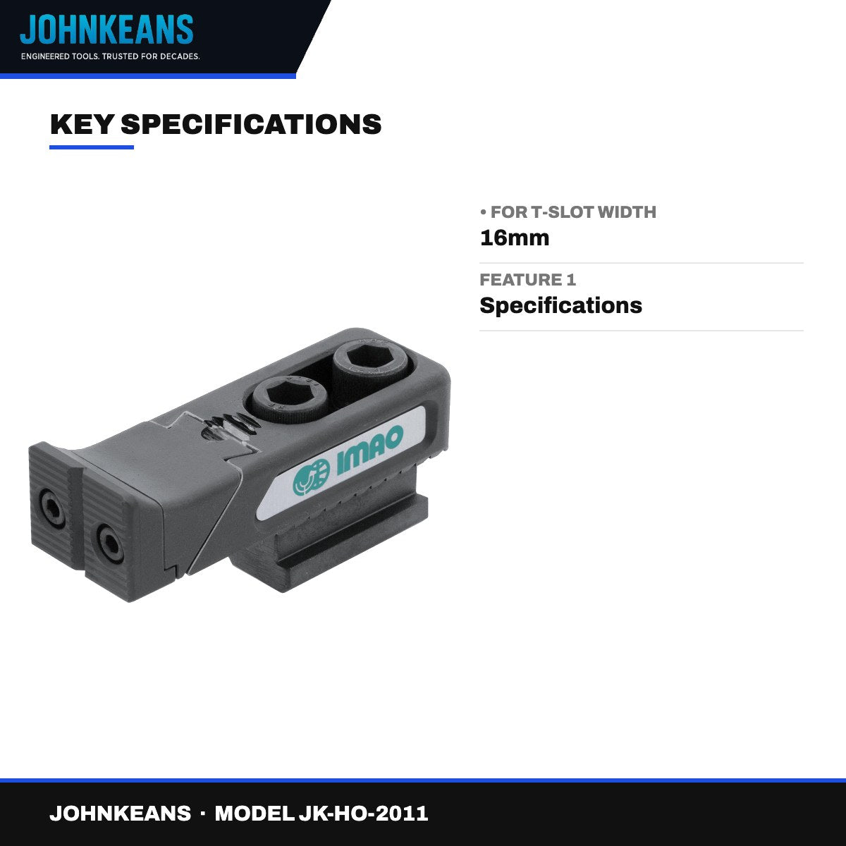 Johnkeans JK-HO-2011 – Johnkeans – T-Slot Side Clamps