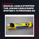 Jokari OTHERS – Manual Cable Stripper The Jokari Cable Knife System 4-70 Provides An Efficient And Safer One Tool Solution For