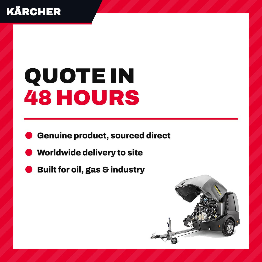Kärcher HDS 9/50 – Trailer Diesel Hot Water High-Pressure Cleaner